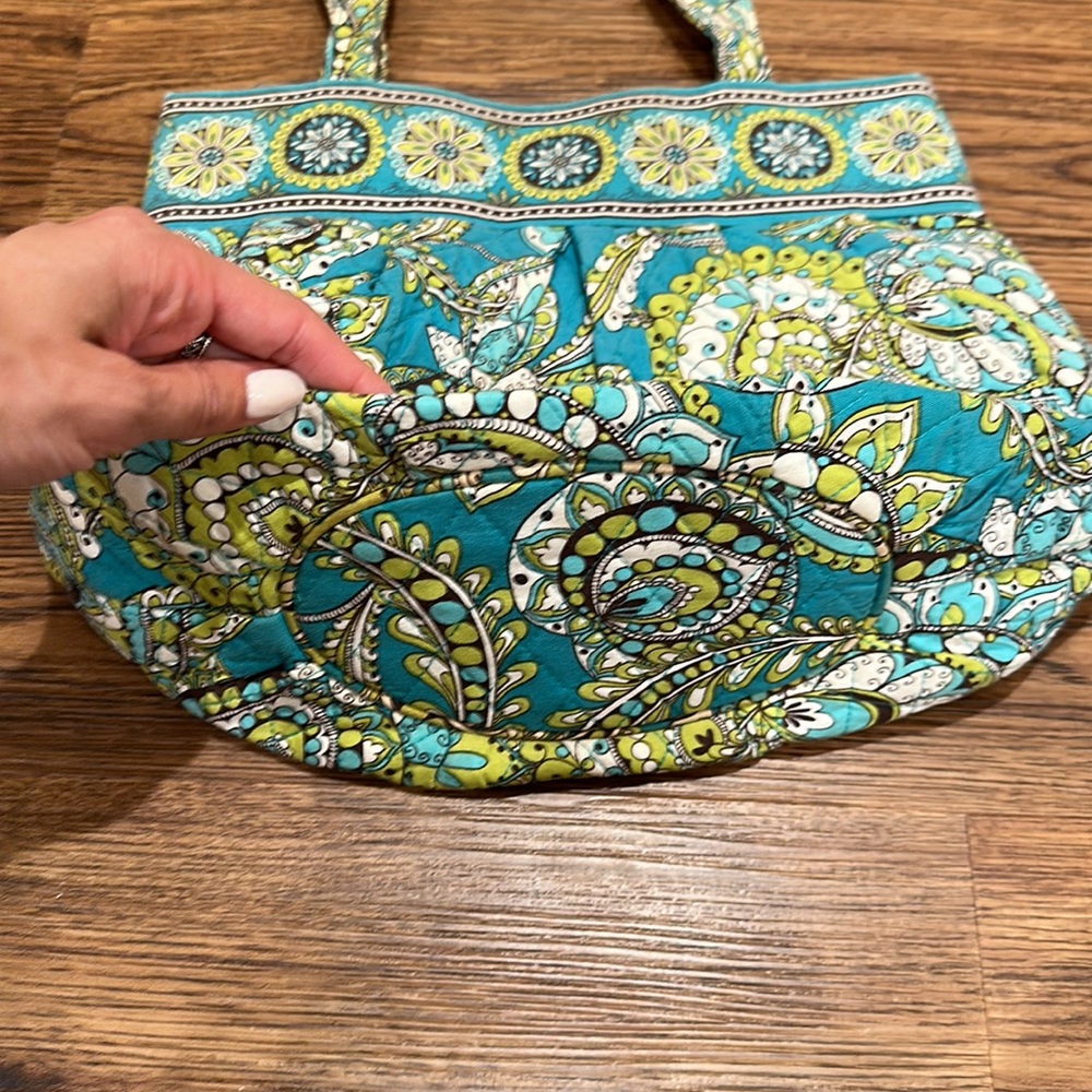 Vera Bradley Vintage Teal Purse - Picture 2 of 5